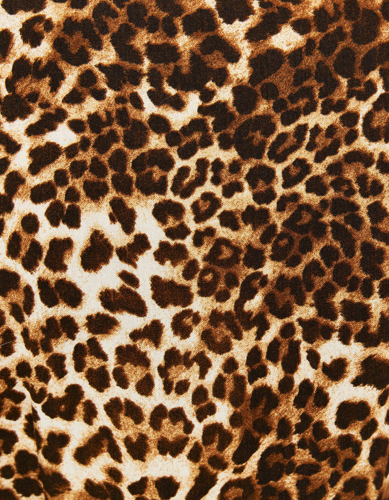 Платье-рубашка с леопардовым принтом Κоричневый Bershka