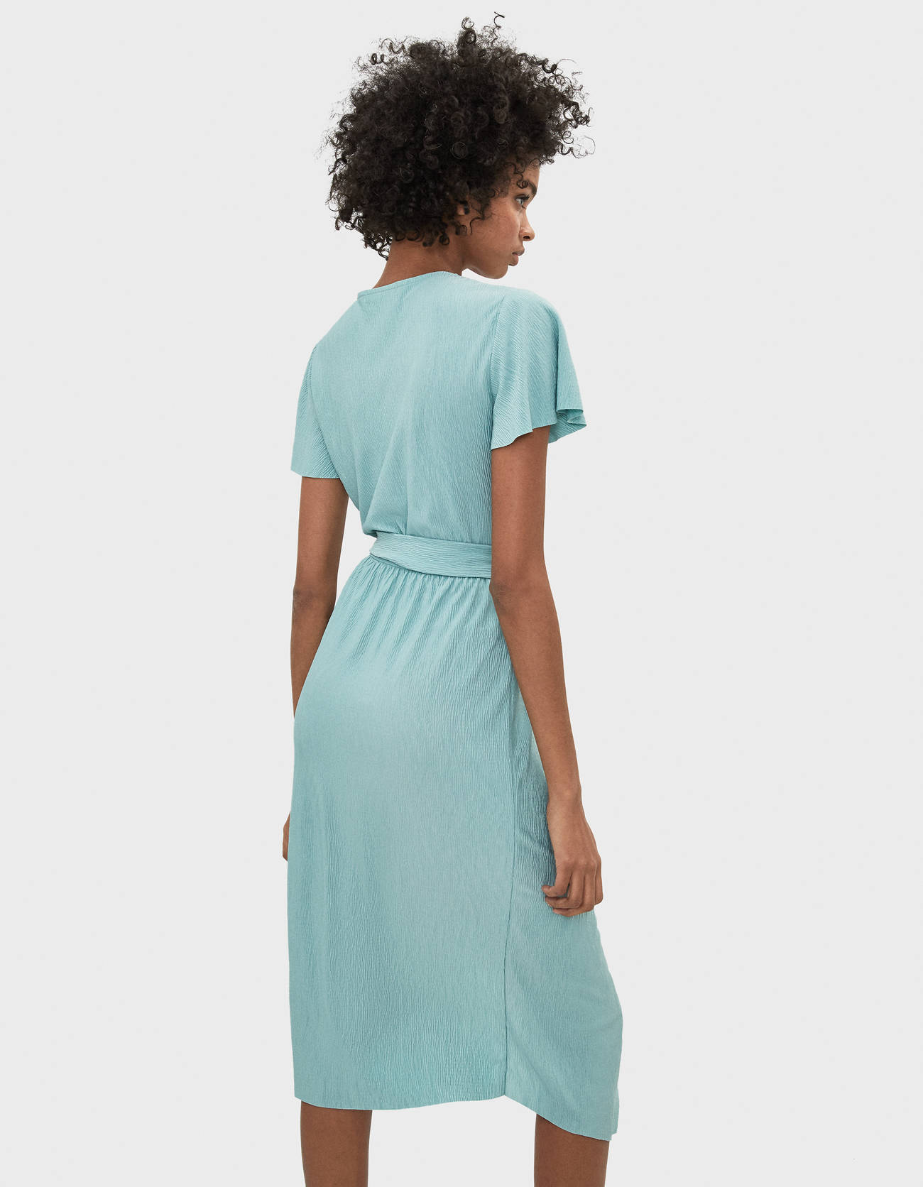 Bershka Kemerli midi elbise 10 Bershka Kemerli midi elbise 11