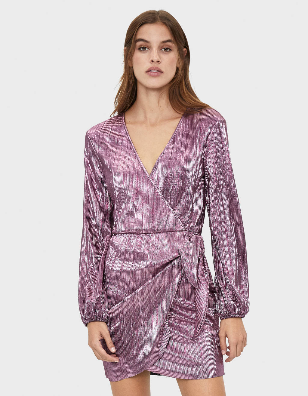 bershka purple dress