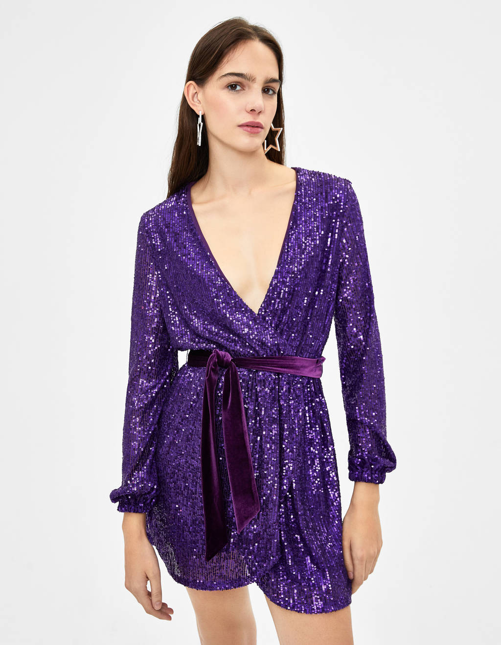 Meet the €40 violet Bershka dress that's perfect for a last minute ...