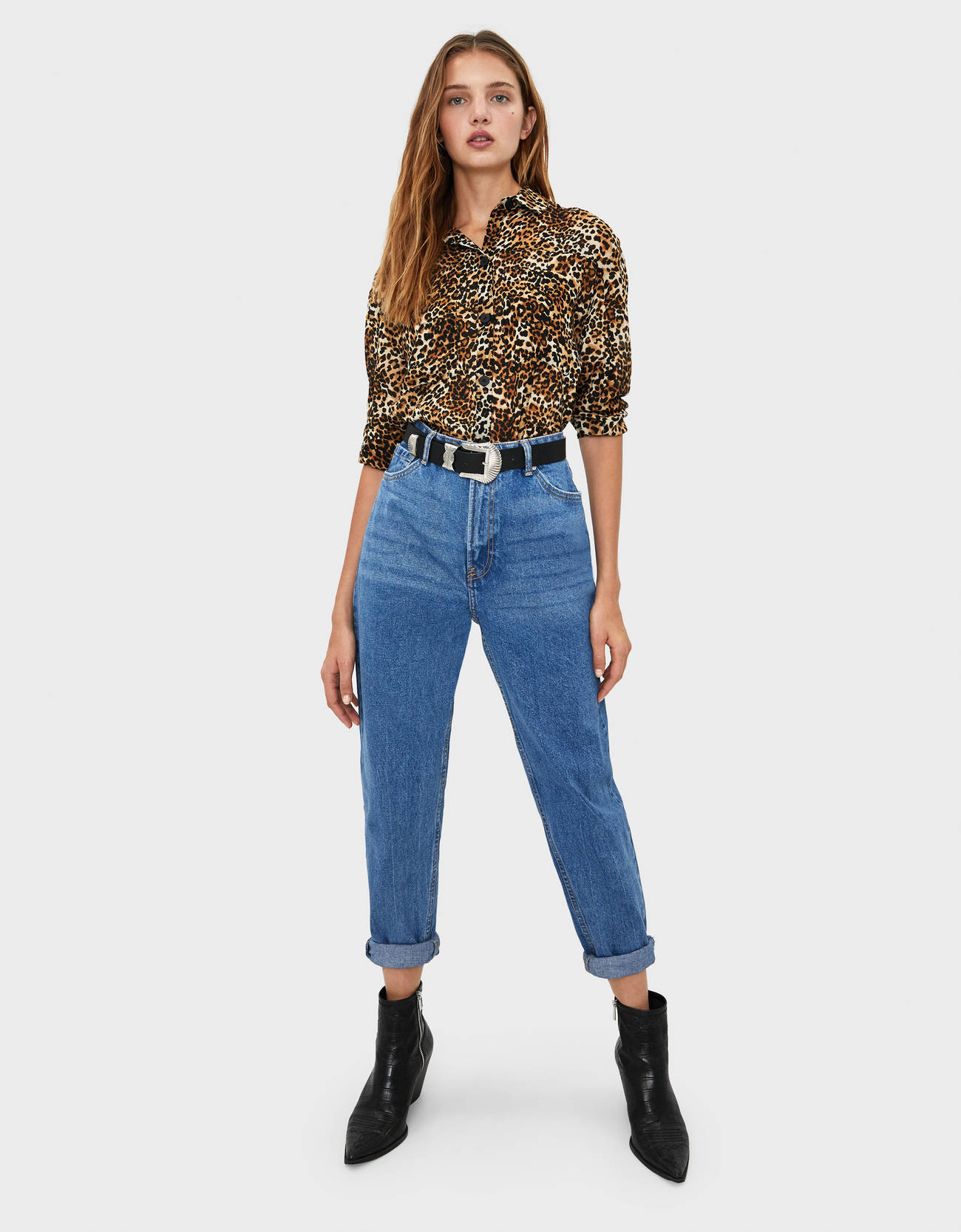 Bershka Uzun kollu gömlek 0 Bershka Uzun kollu gömlek 1