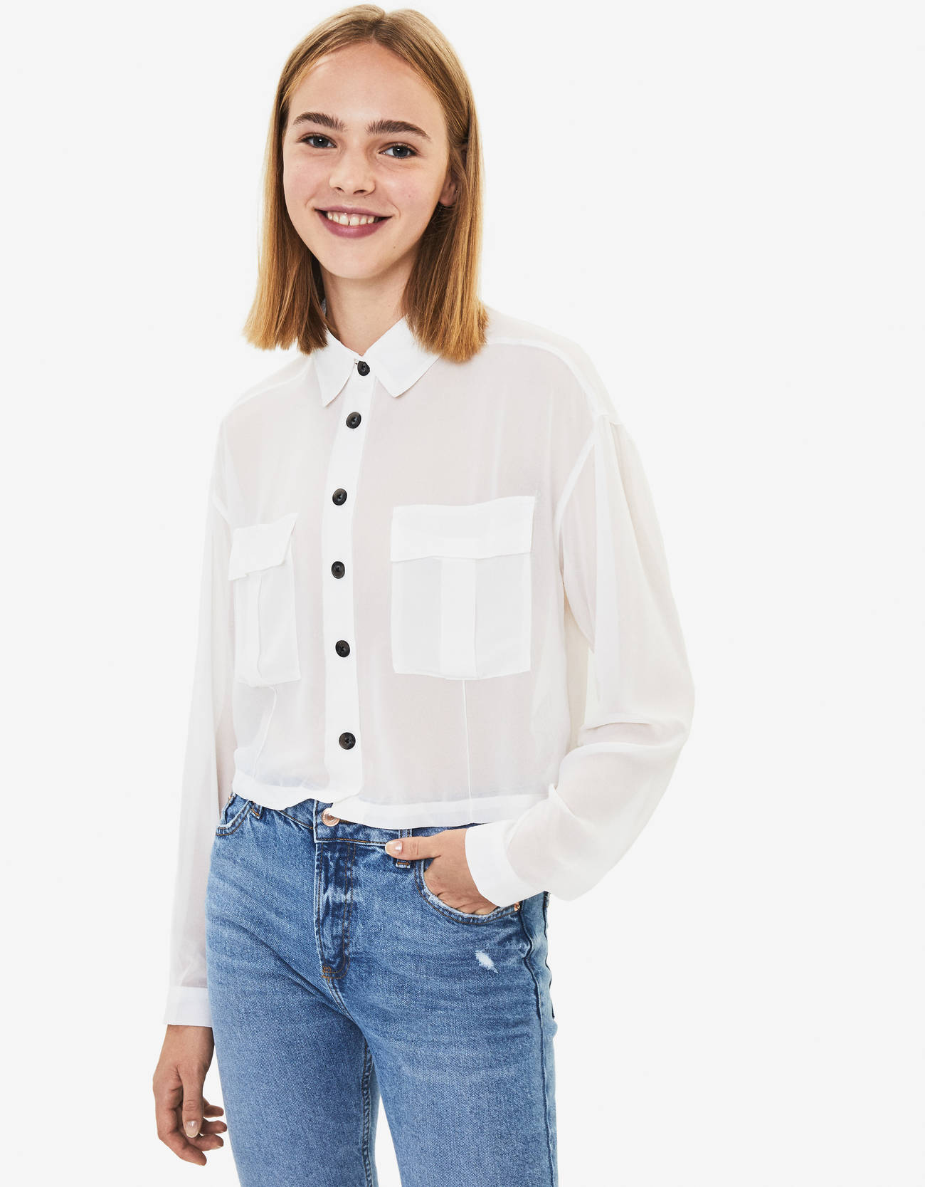 Bershka Cepli crop gömlek 10 Bershka Cepli crop gömlek 11