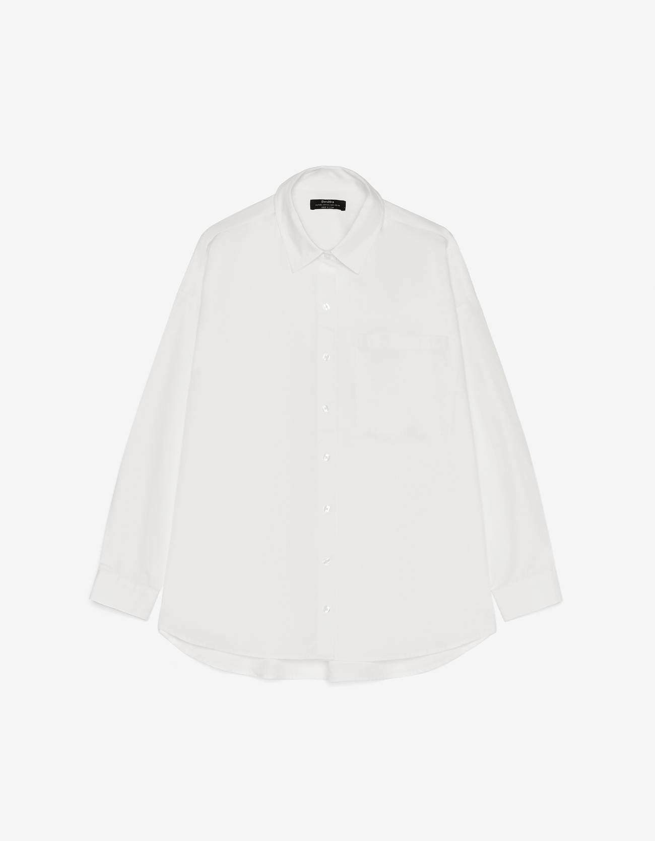 Bershka Oversize poplin gömlek 6 Bershka Oversize poplin gömlek 7