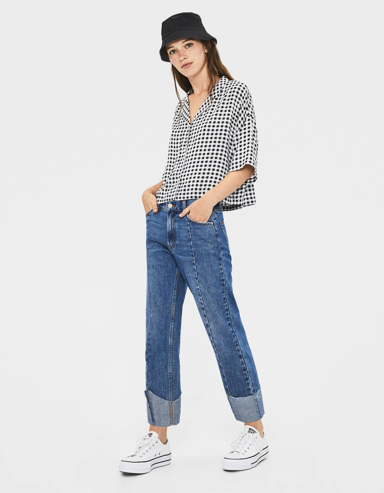 Bershka Crop gömlek 4 Bershka Crop gömlek 5
