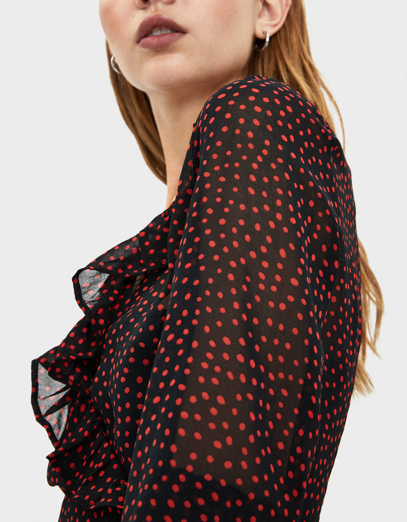 Bershka Volanlı bluz 10 Bershka Volanlı bluz 11