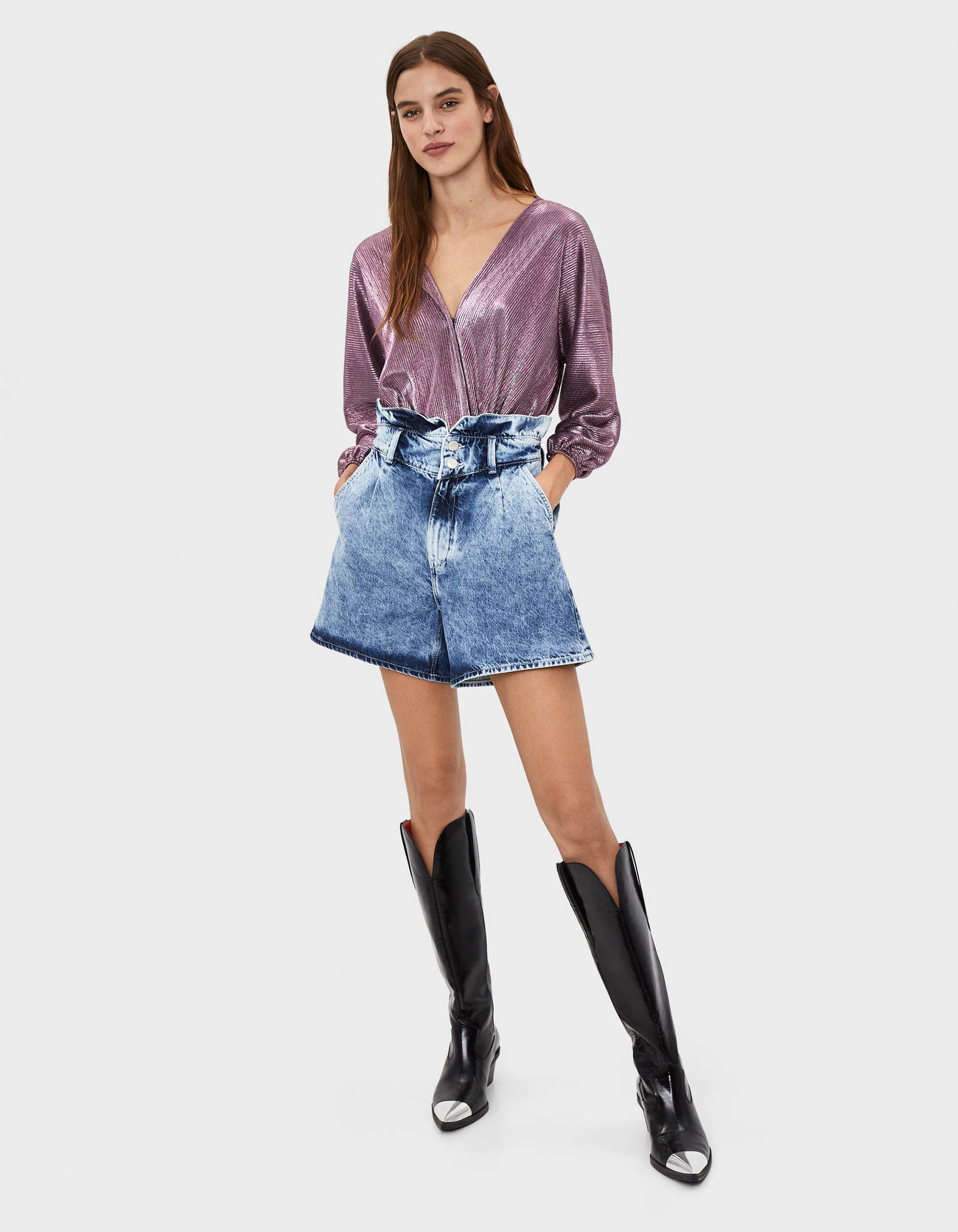Bershka 3/4 kollu body 2 Bershka 3/4 kollu body 3