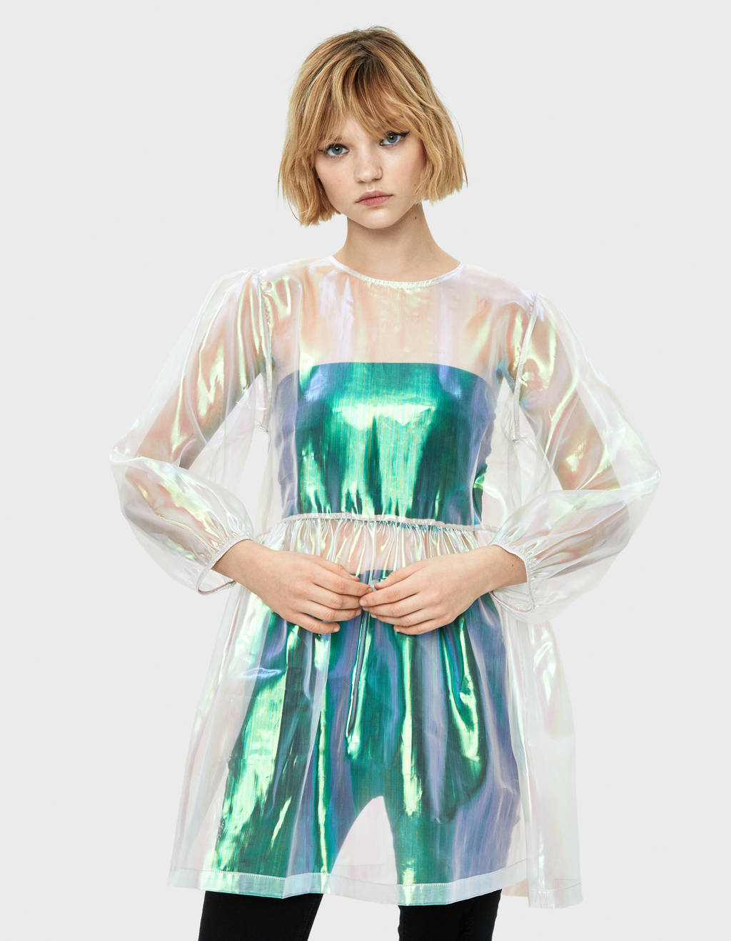 Iridescent organza blouse - Blouses 