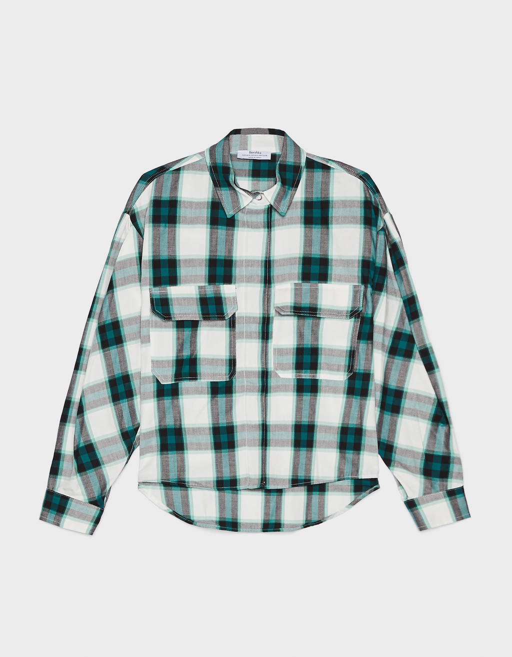 Camicia Oversize A Quadri Null Bershka Italy