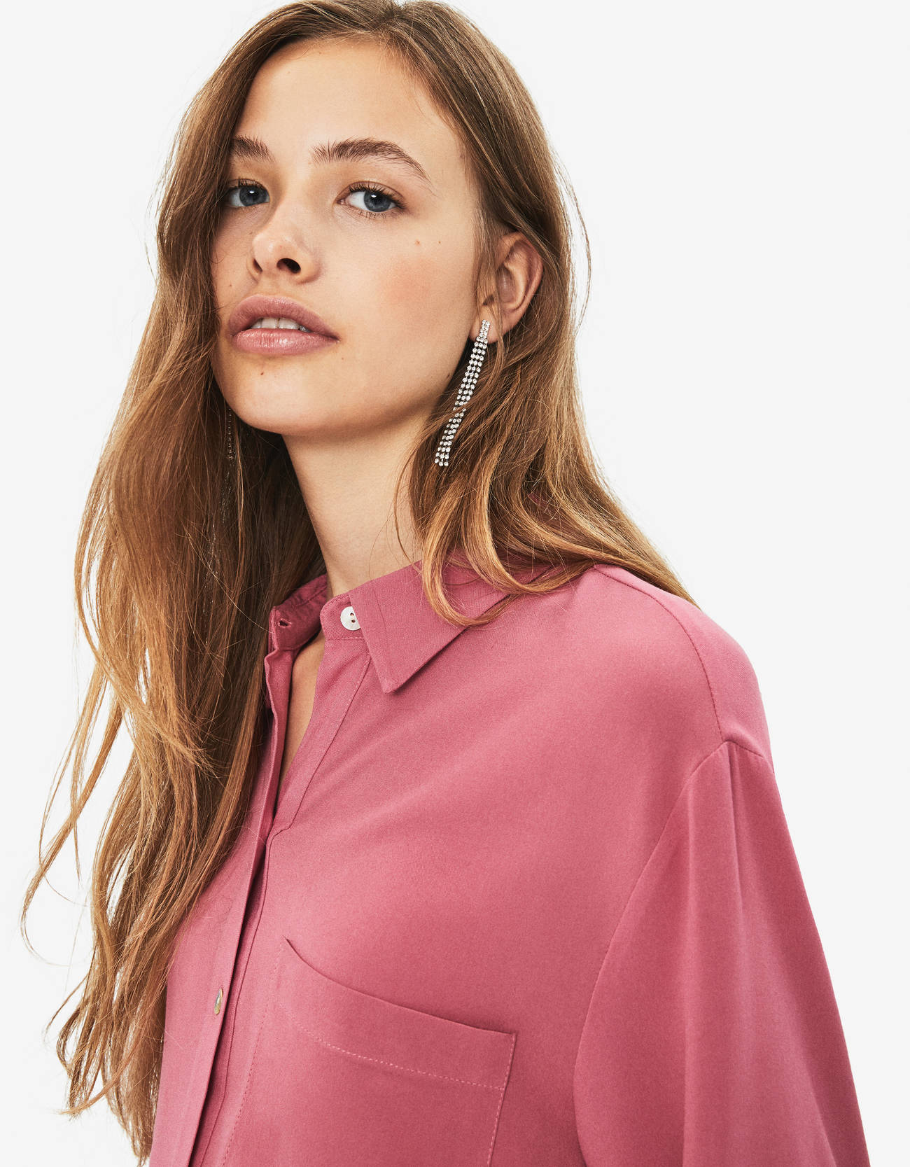 Bershka Kıvrık kollu gömlek 8 Bershka Kıvrık kollu gömlek 9