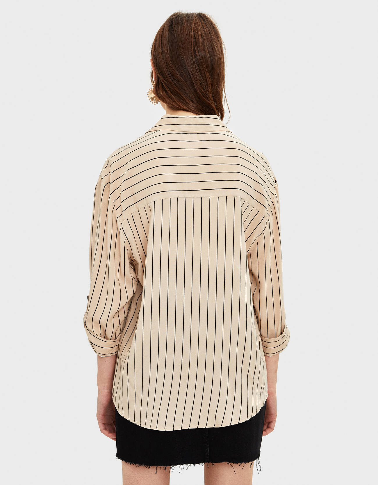 Bershka Kıvrık kollu gömlek 10 Bershka Kıvrık kollu gömlek 11