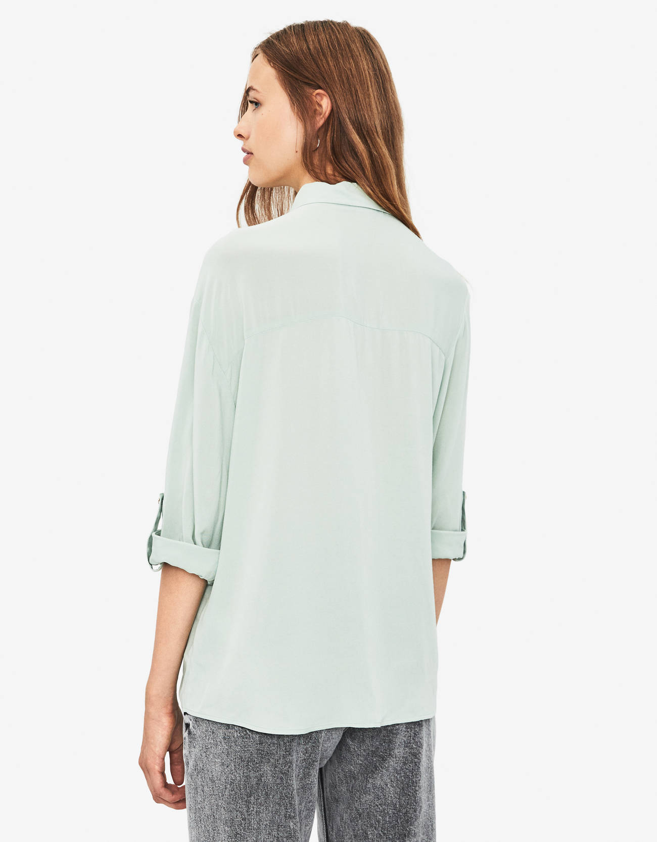 Bershka Kıvrık kollu gömlek 10 Bershka Kıvrık kollu gömlek 11