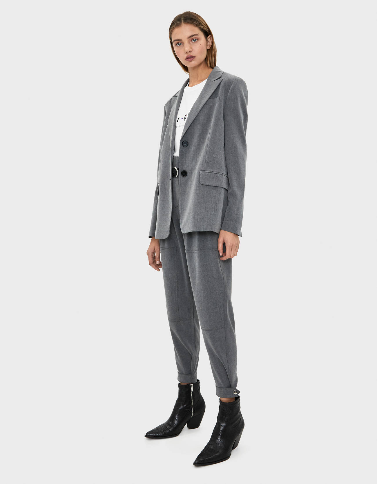 Bershka Dökümlü blazer 4 Bershka Dökümlü blazer 5