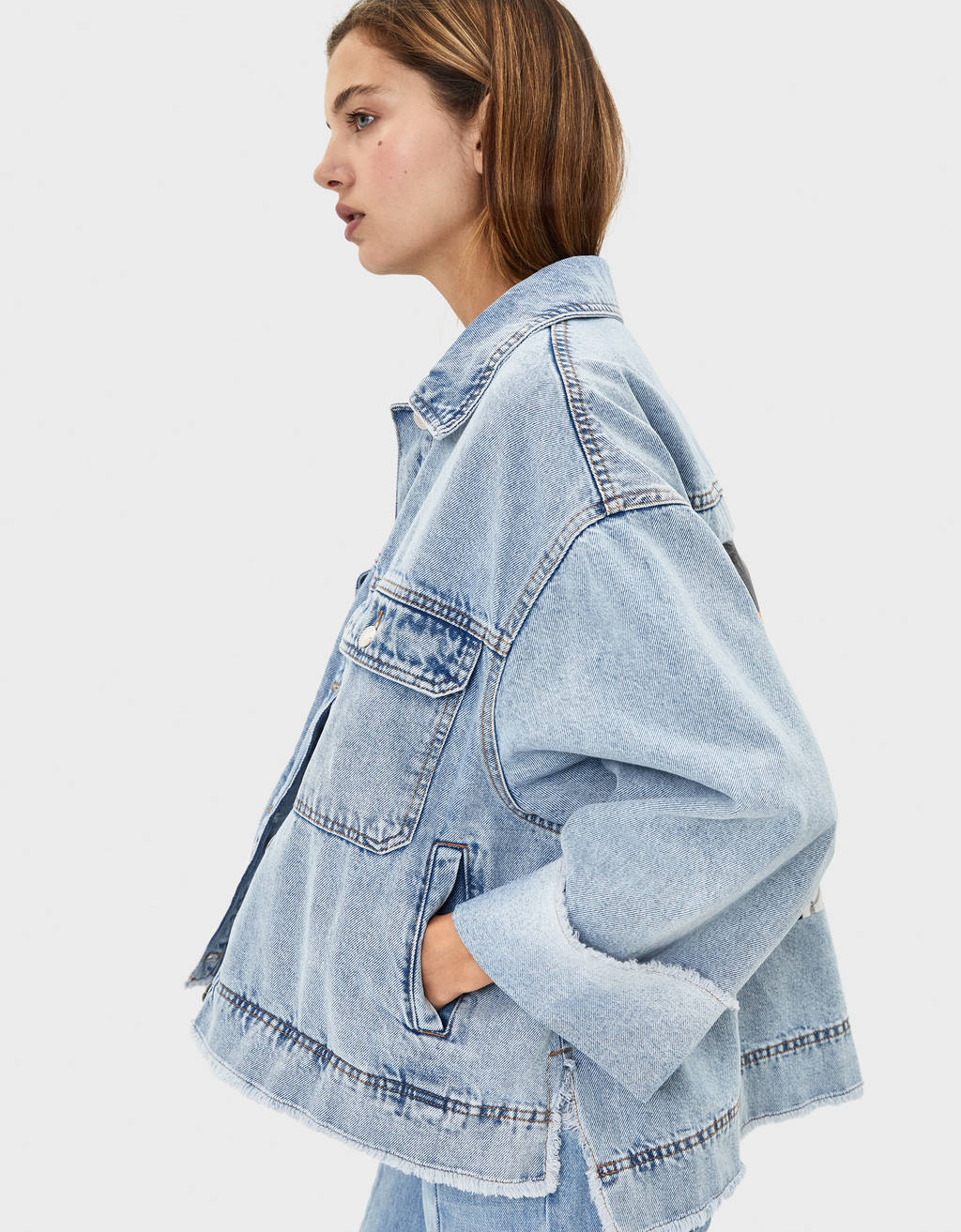 Oversized denim jacket - Jackets 