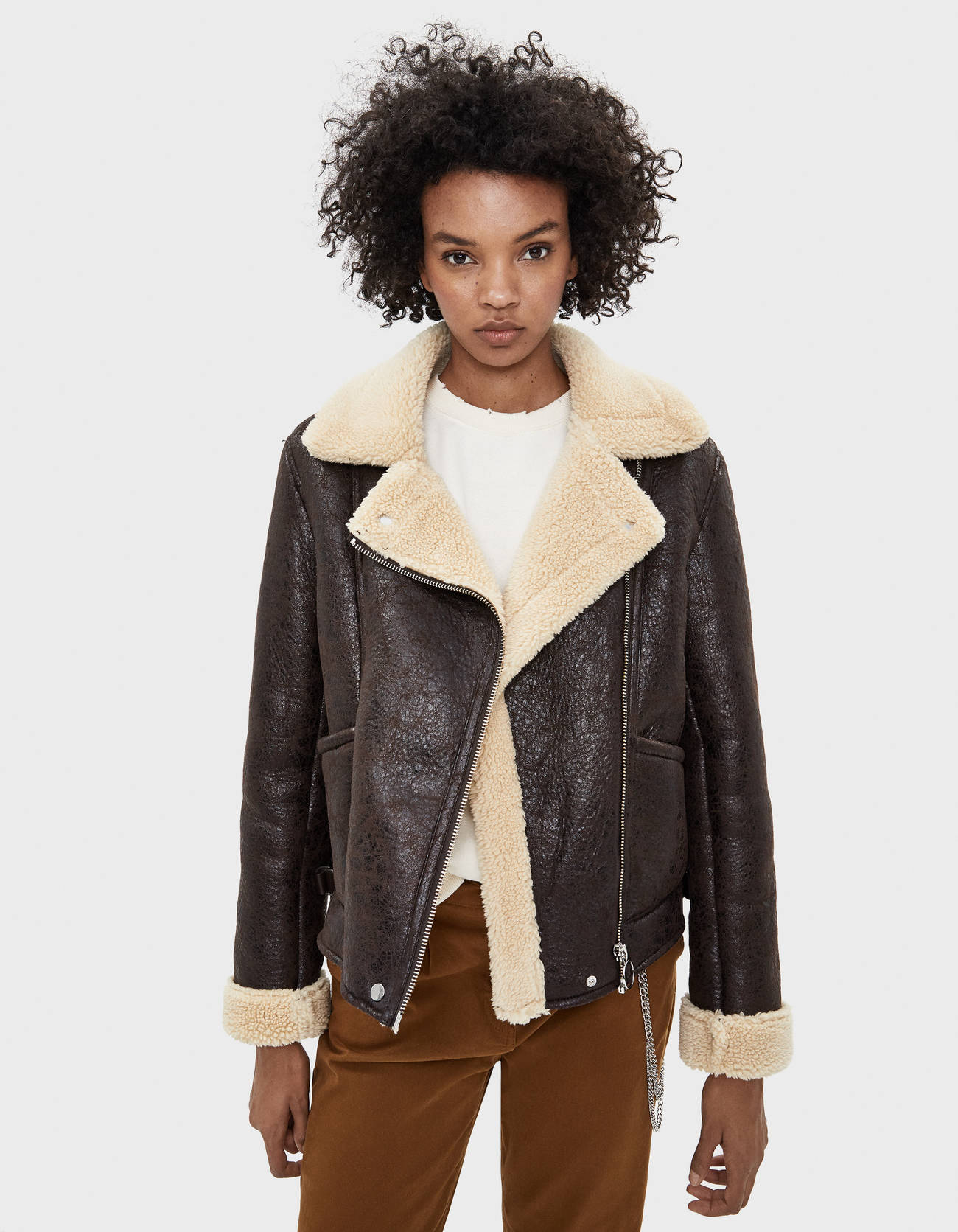aviator jacket bershka