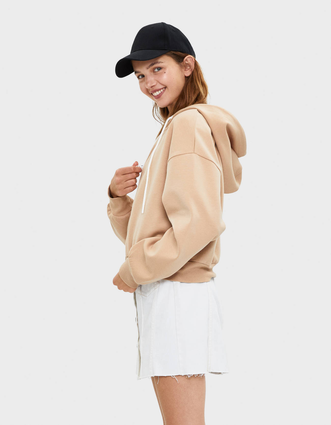 Bershka Kapüşonlu ceket 2 Bershka Kapüşonlu ceket 3