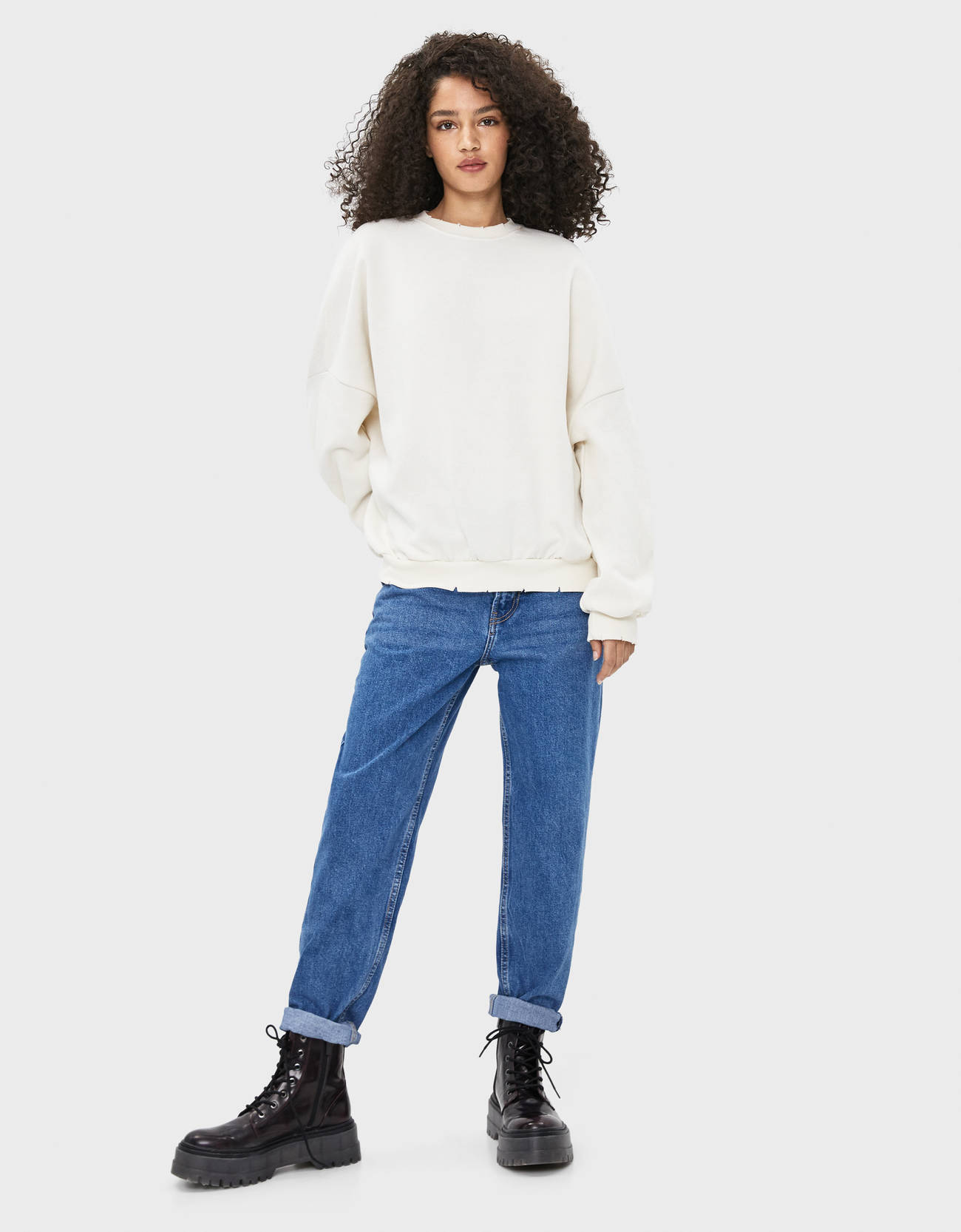 Bershka Oversize sweatshirt 4 Bershka Oversize sweatshirt 5