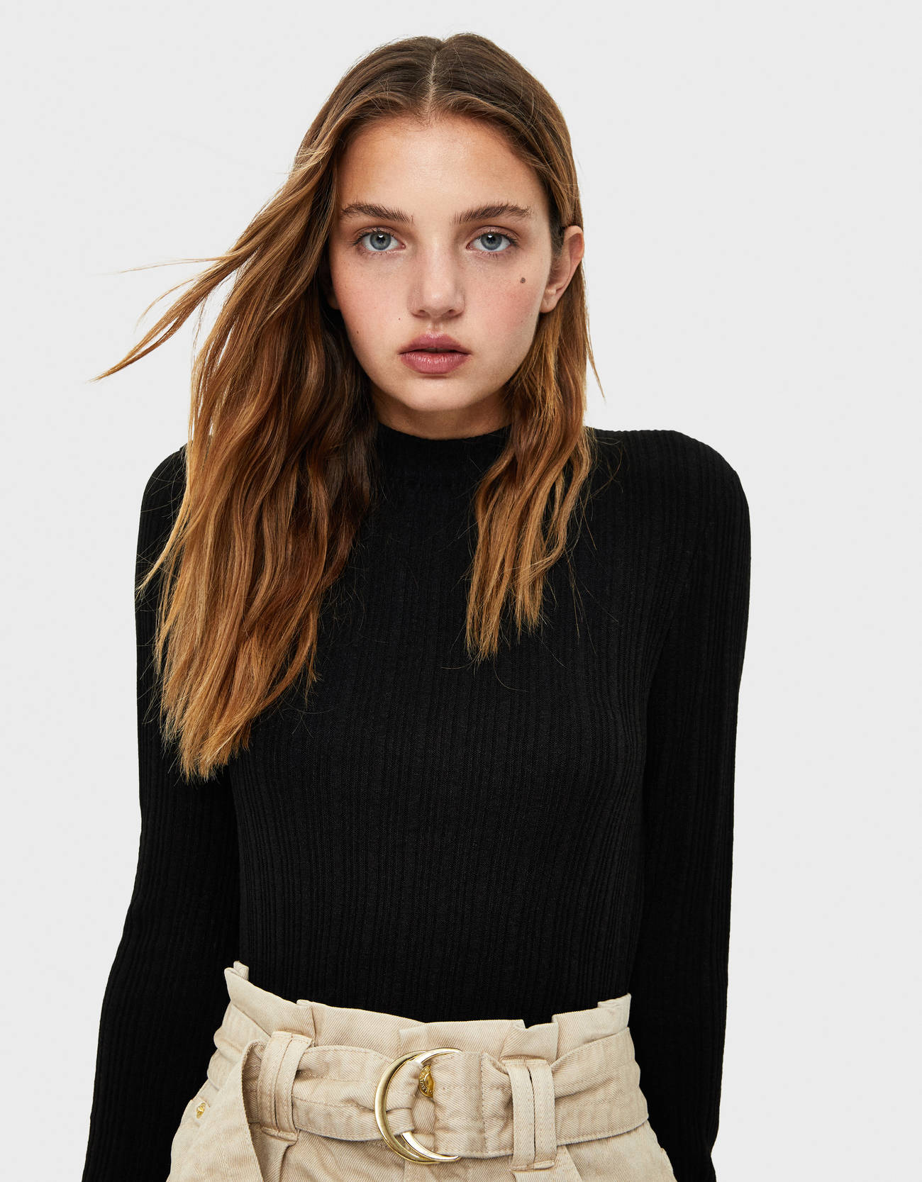 Bershka Bisiklet yaka kazak 0 Bershka Bisiklet yaka kazak 1