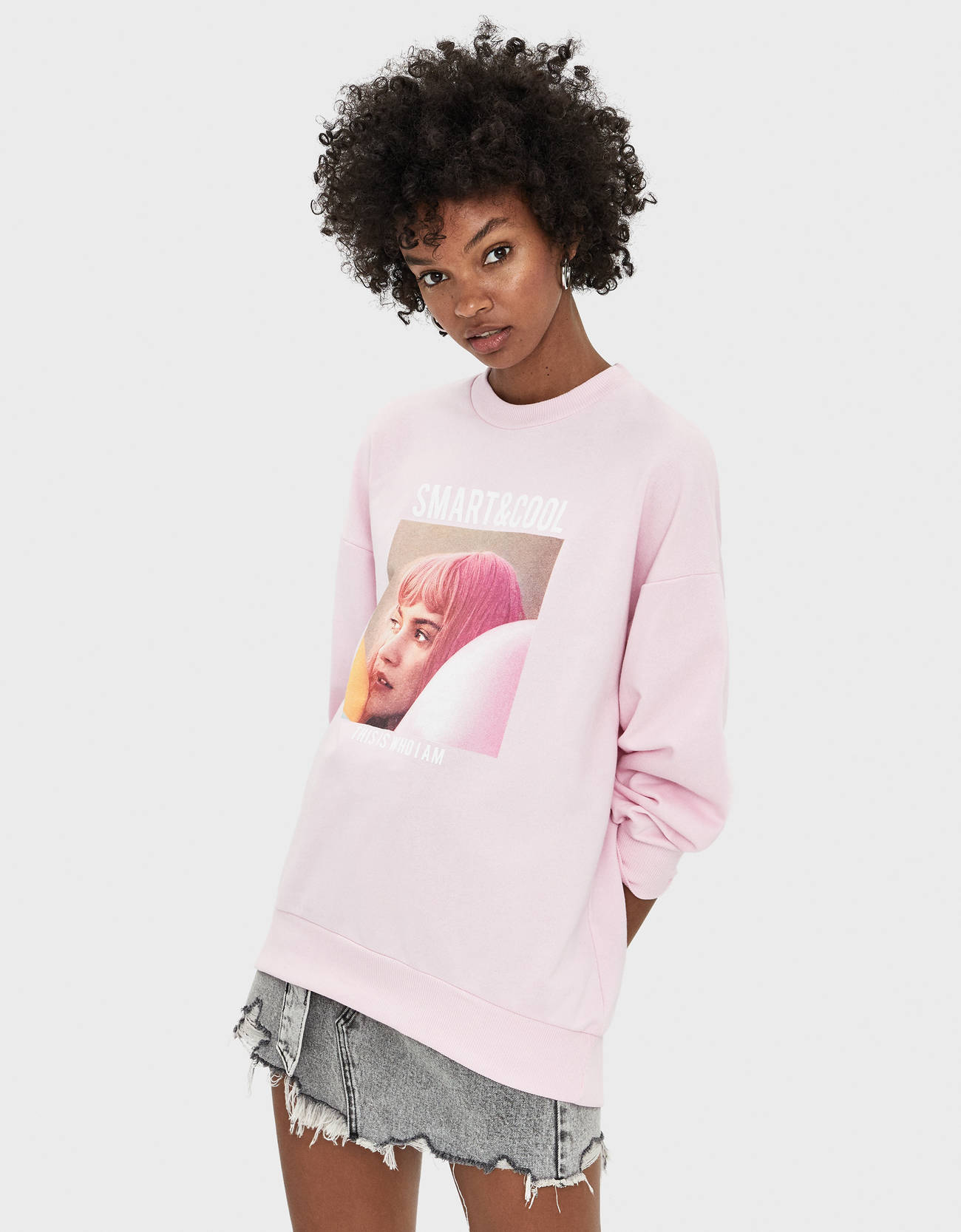 bershka oversize sweatshirt