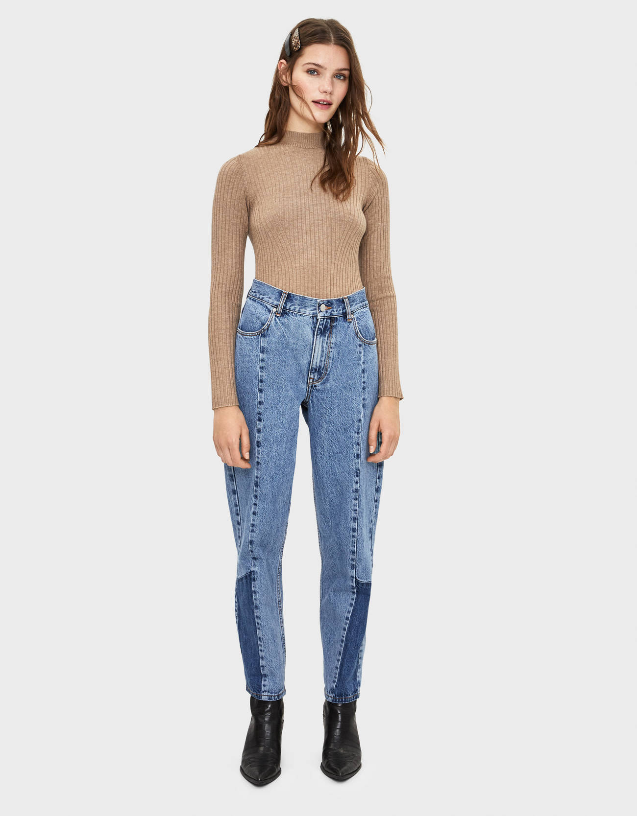 Bershka Dik yaka kazak 4 Bershka Dik yaka kazak 5