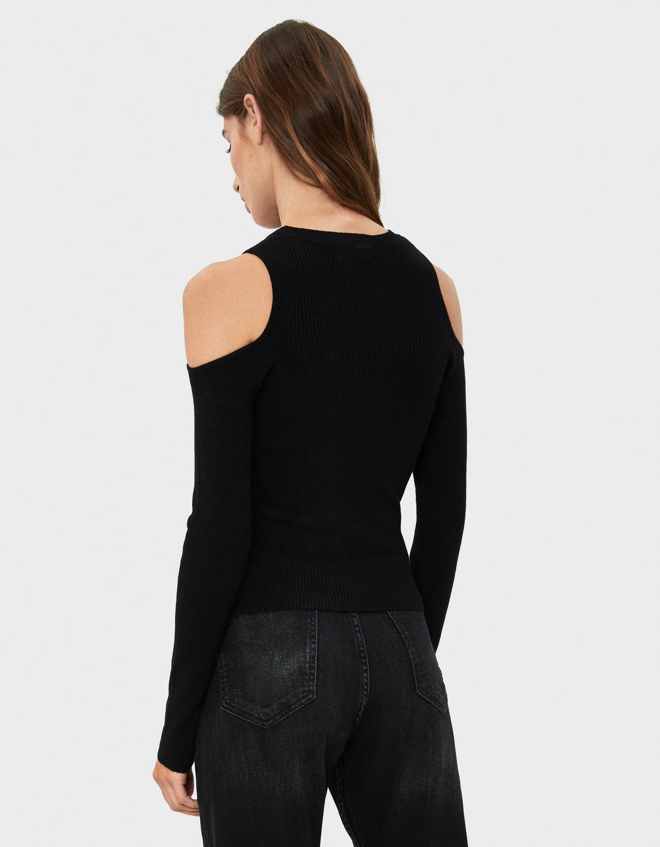 Bershka Omzu açık kazak 0 Bershka Omzu açık kazak 1