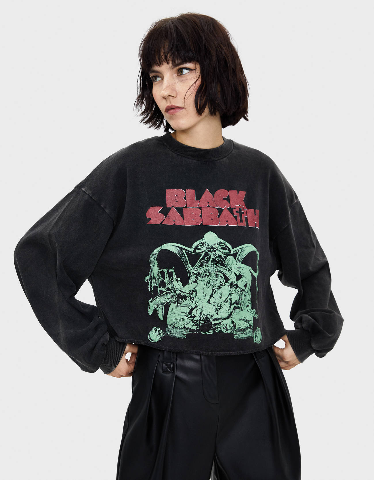 black sabbath zip up hoodie