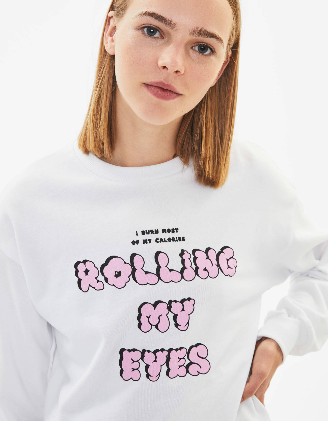 Bershka Baskılı sweatshirt 8 Bershka Baskılı sweatshirt 9