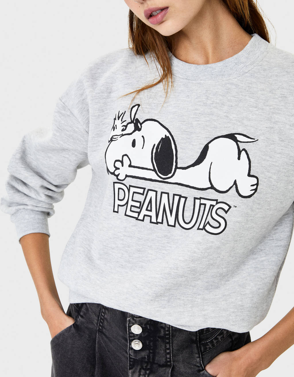 bershka snoopy sweatshirt