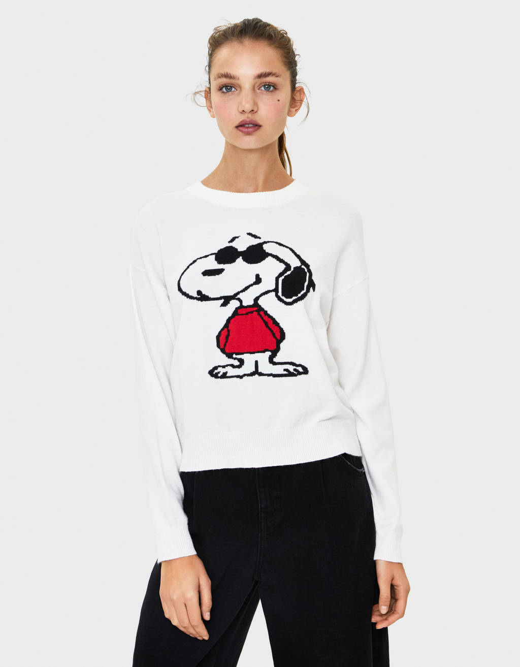 Snoopy sweater - Knitwear - Bershka Netherlands
