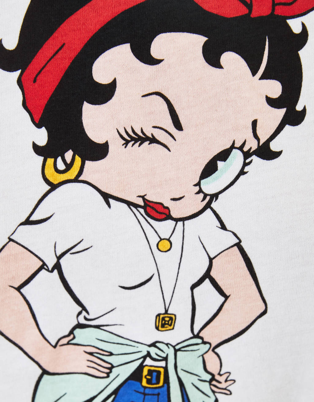 Betty Boop Print T Shirt Shoes Bershka Germany