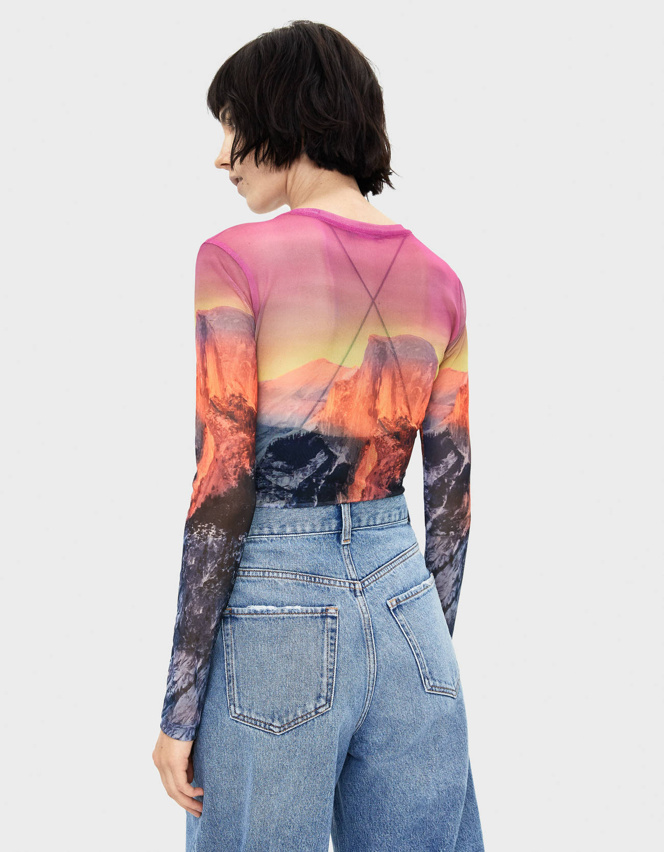 Bershka Desenli tül tulum 0 Bershka Desenli tül tulum 1