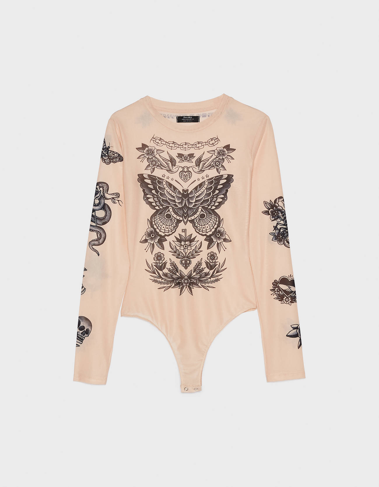 Bershka Kelebek baskılı tül body 6 Bershka Kelebek baskılı tül body 7