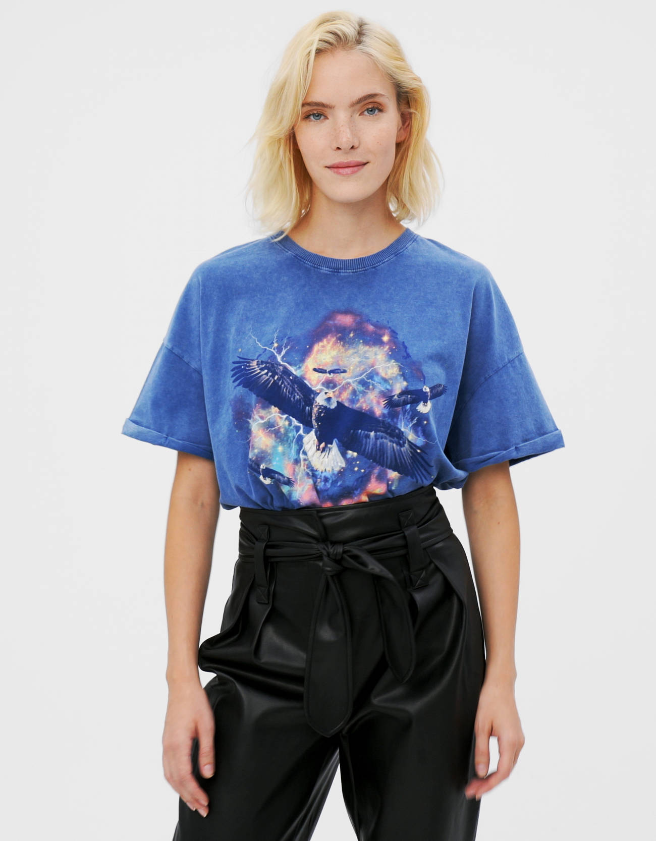 bershka t shirt long fit