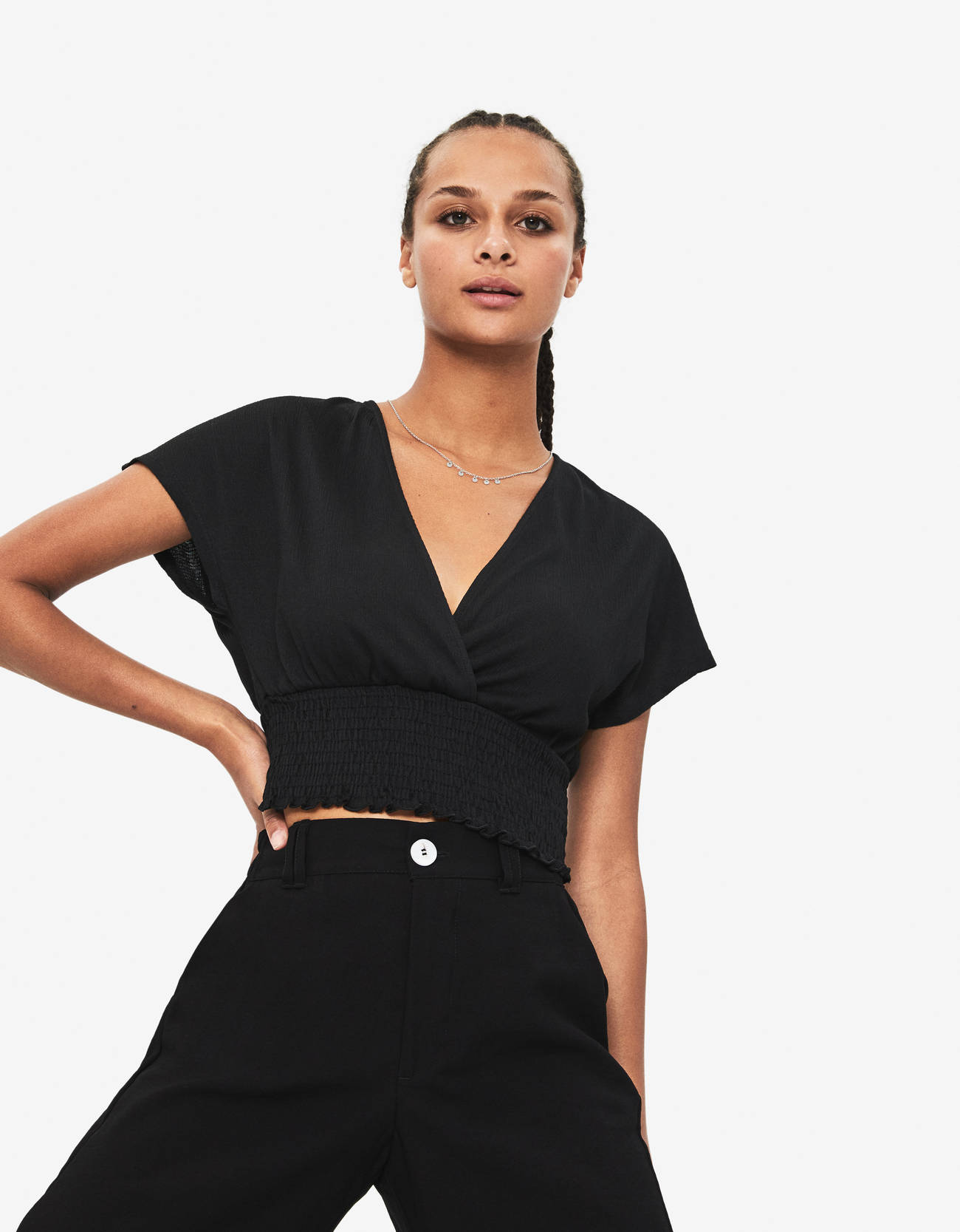 Bershka Kısa kollu t-shirt 0 Bershka Kısa kollu t-shirt 1