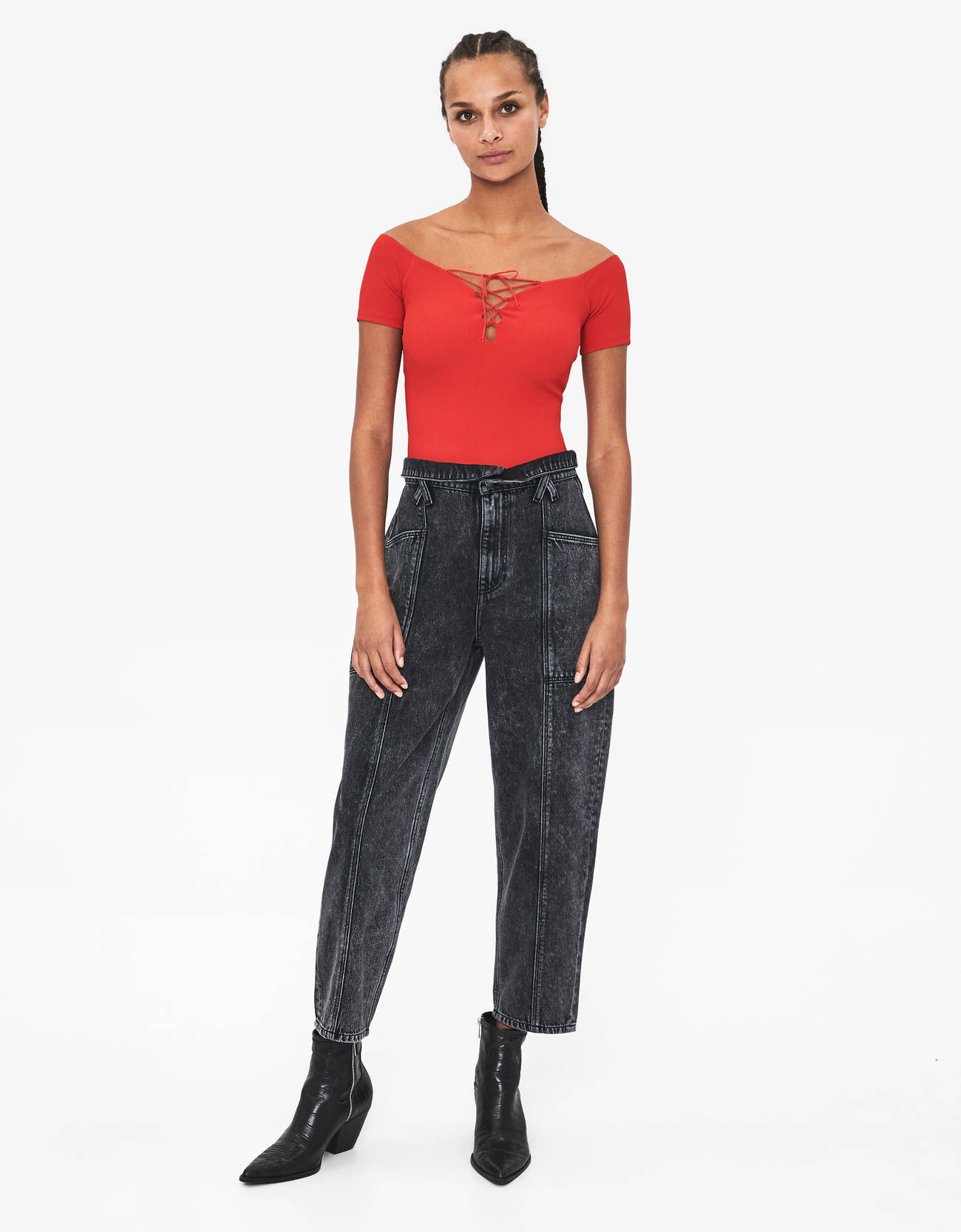 Bershka Bağlamalı body 8 Bershka Bağlamalı body 9
