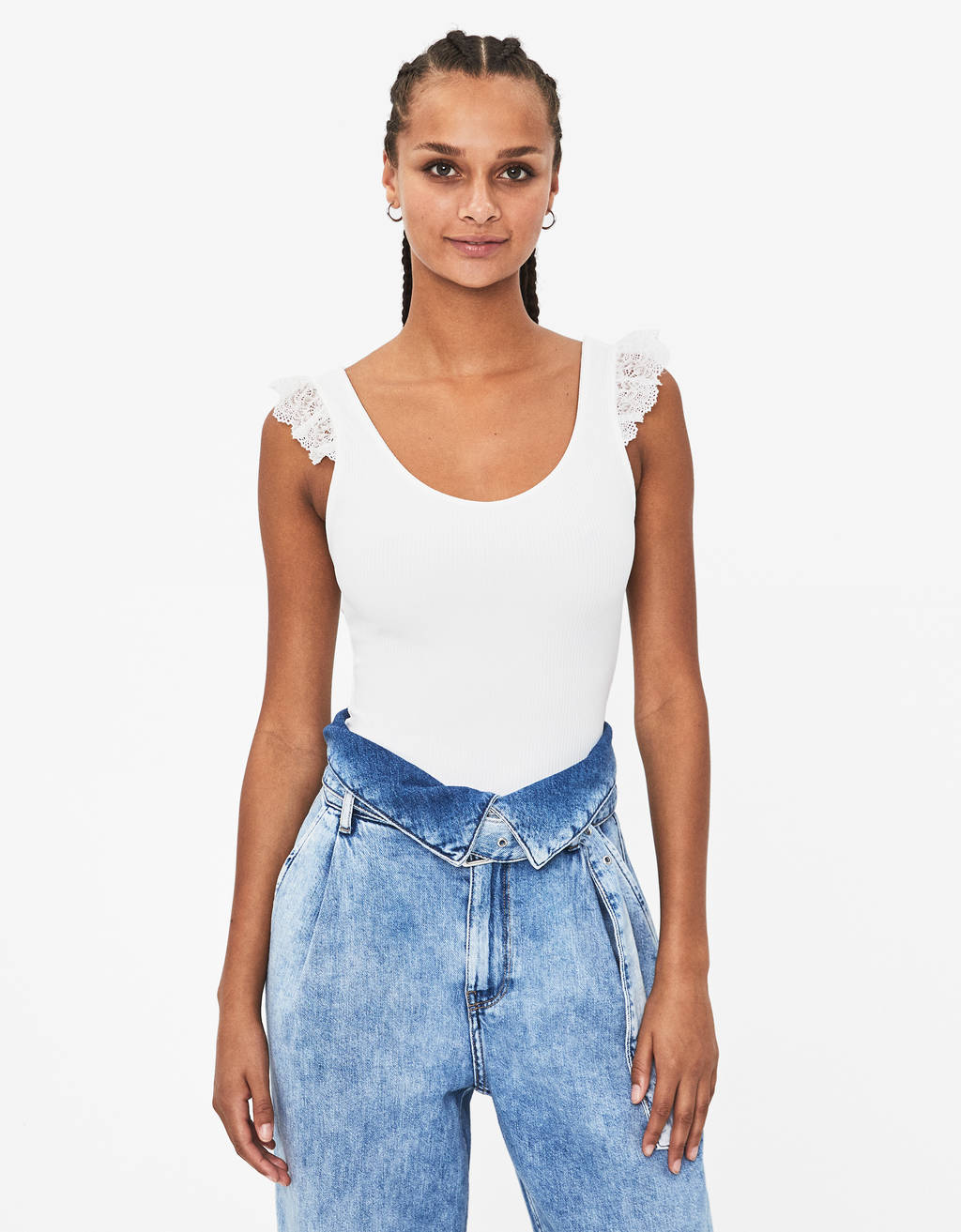 body bershka dentelle