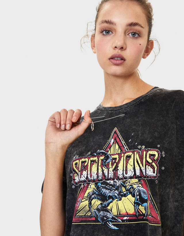 Scorpions T-shirt - null - Bershka Albania