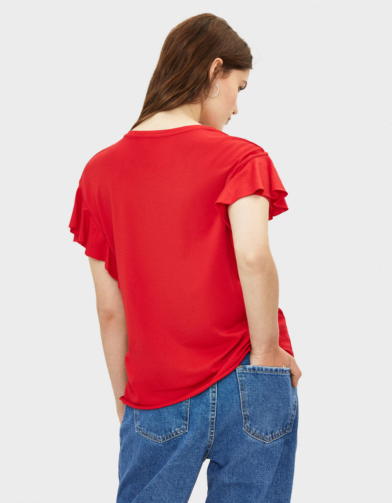 Bershka Fırfırlı t-shirt 0 Bershka Fırfırlı t-shirt 1