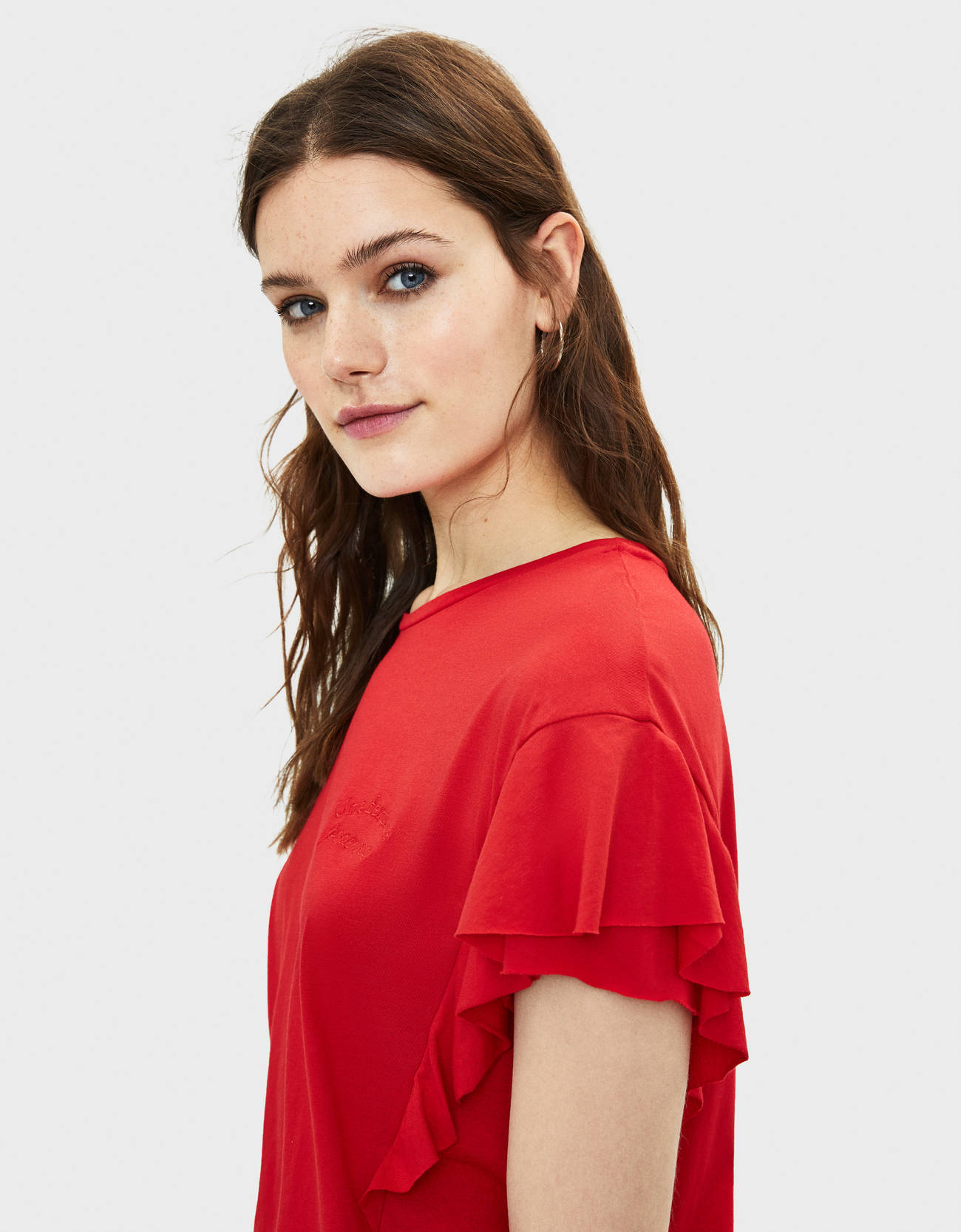 Bershka Fırfırlı t-shirt 10 Bershka Fırfırlı t-shirt 11
