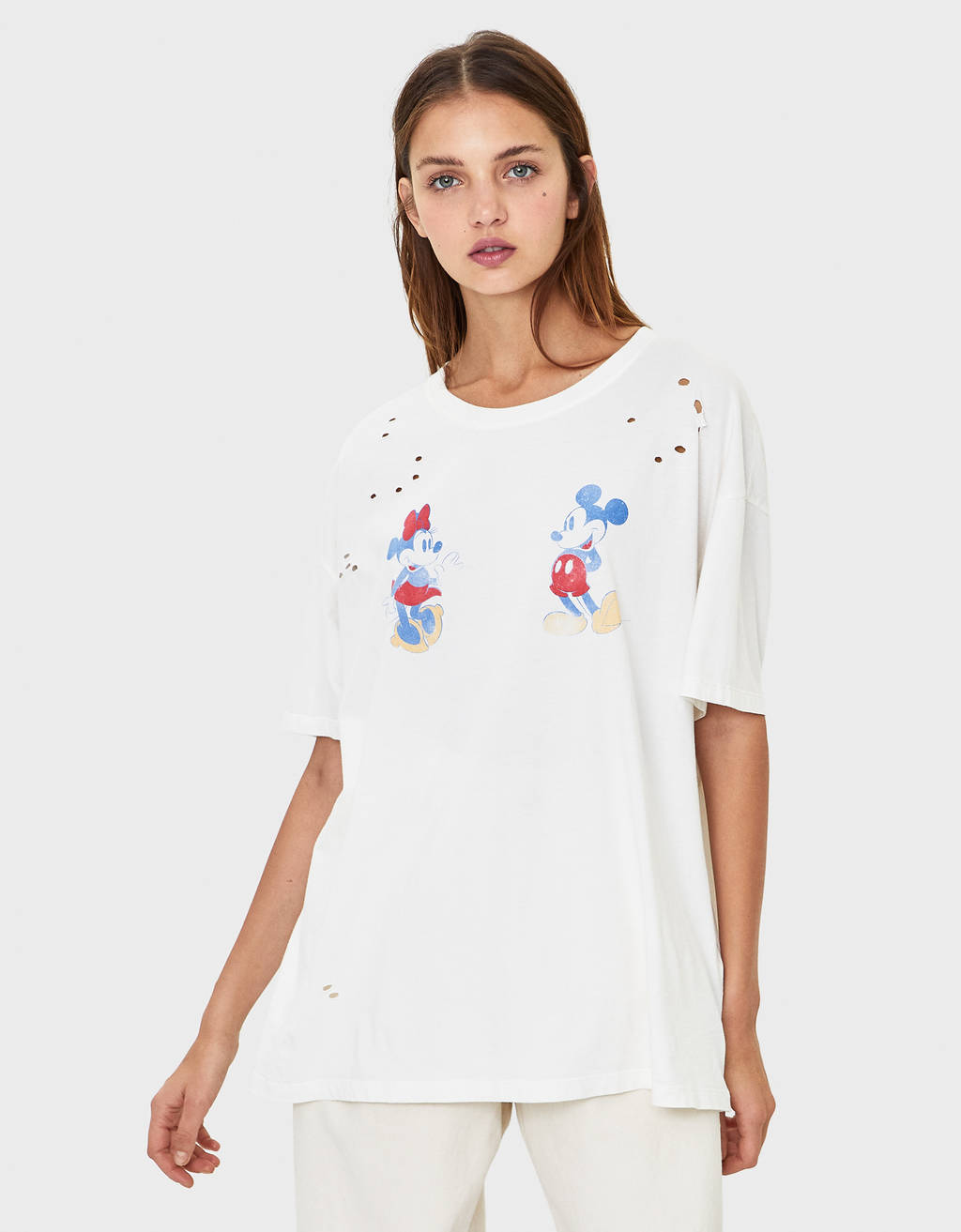 bershka mickey mouse t shirt