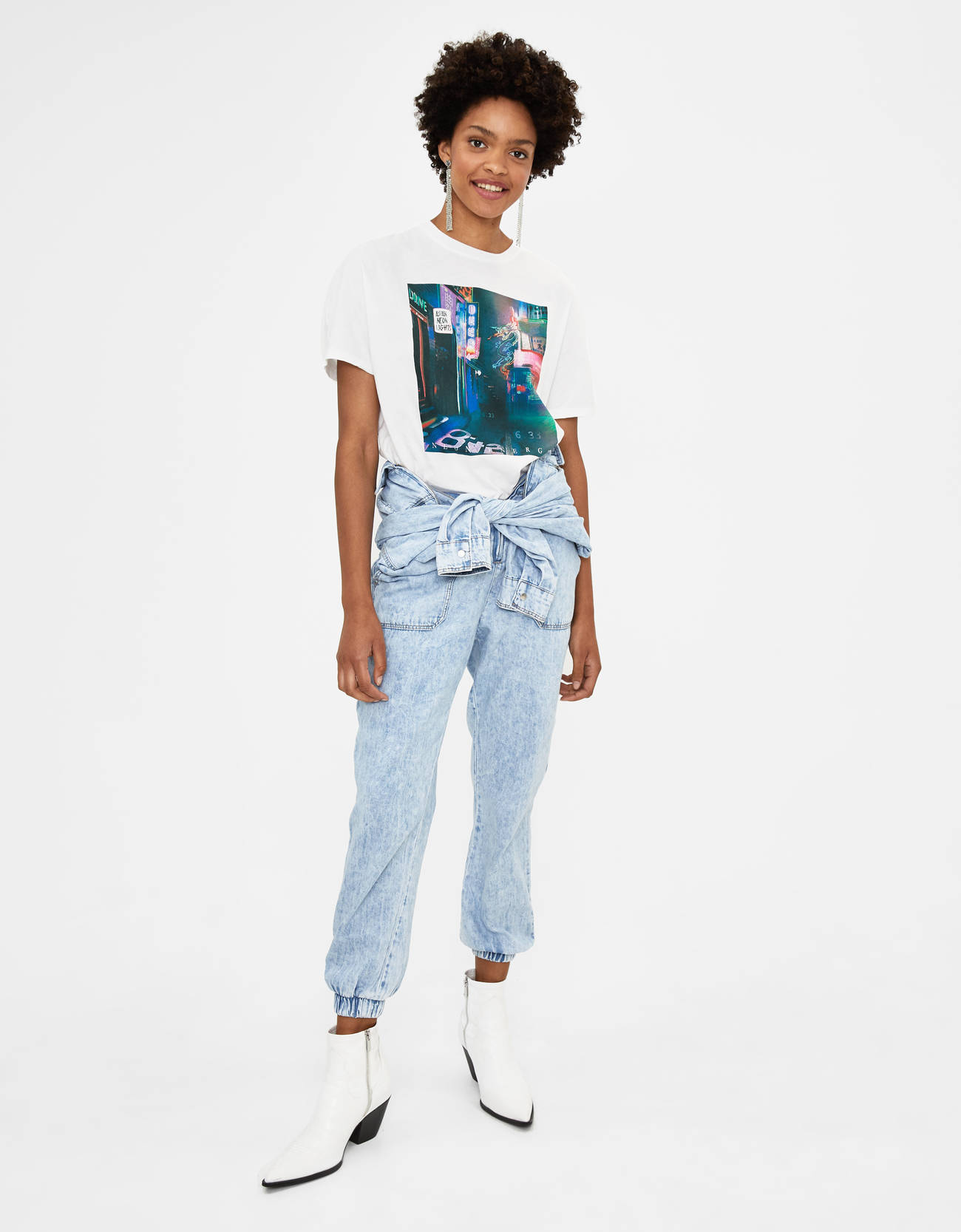 Bershka Baskılı t-shirt 4 Bershka Baskılı t-shirt 5