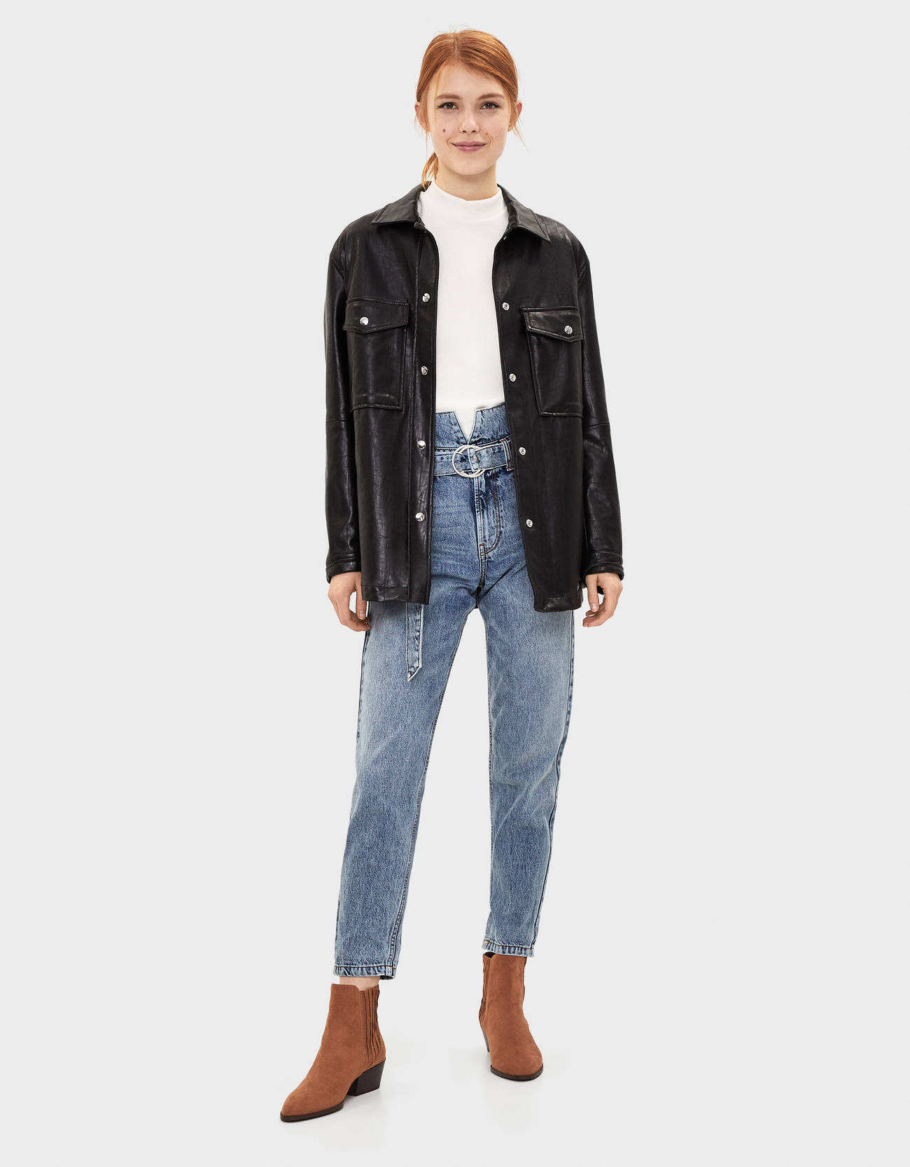 Bershka Dik yaka t-shirt 8 Bershka Dik yaka t-shirt 9