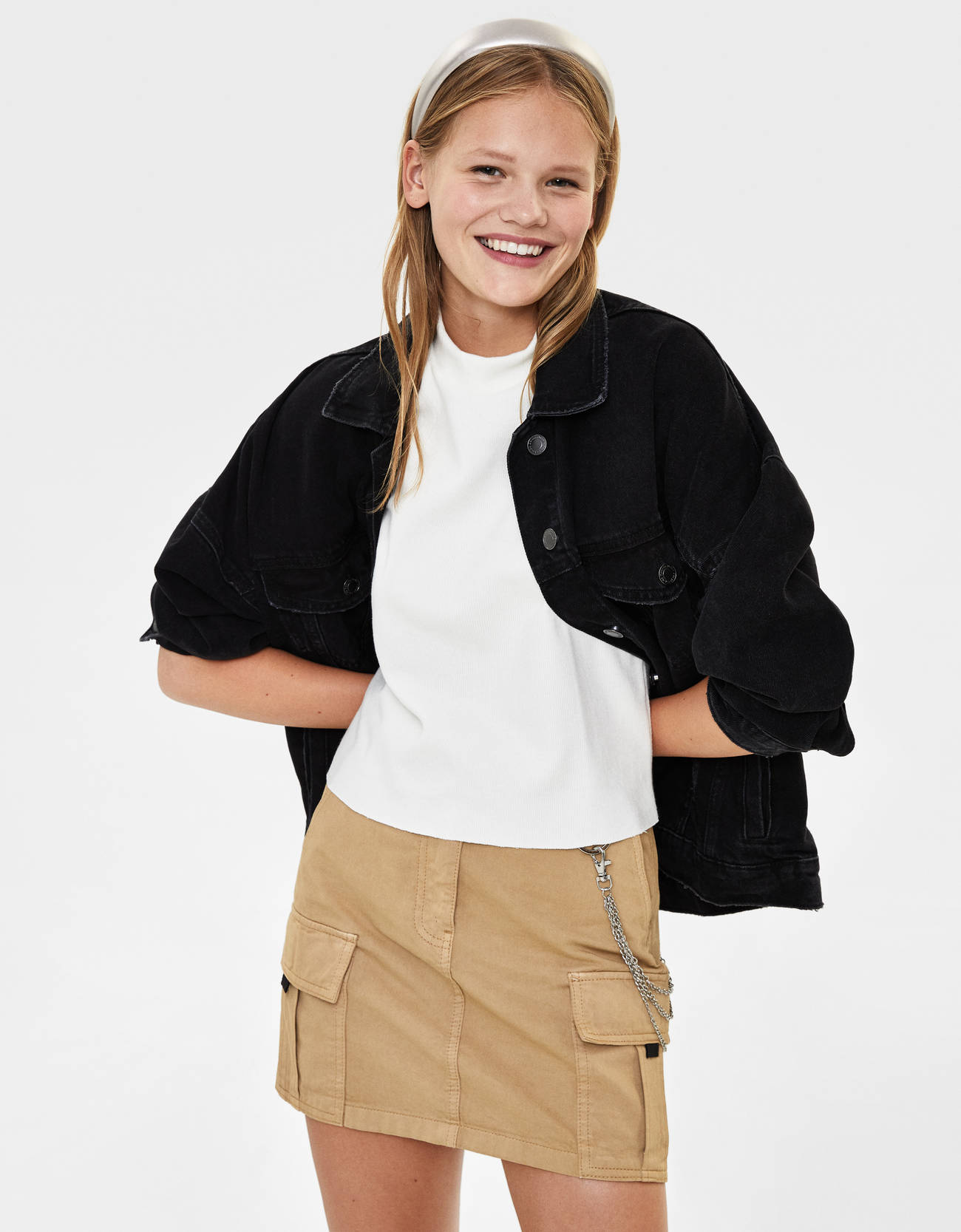 Bershka Dik yaka t-shirt 2 Bershka Dik yaka t-shirt 3
