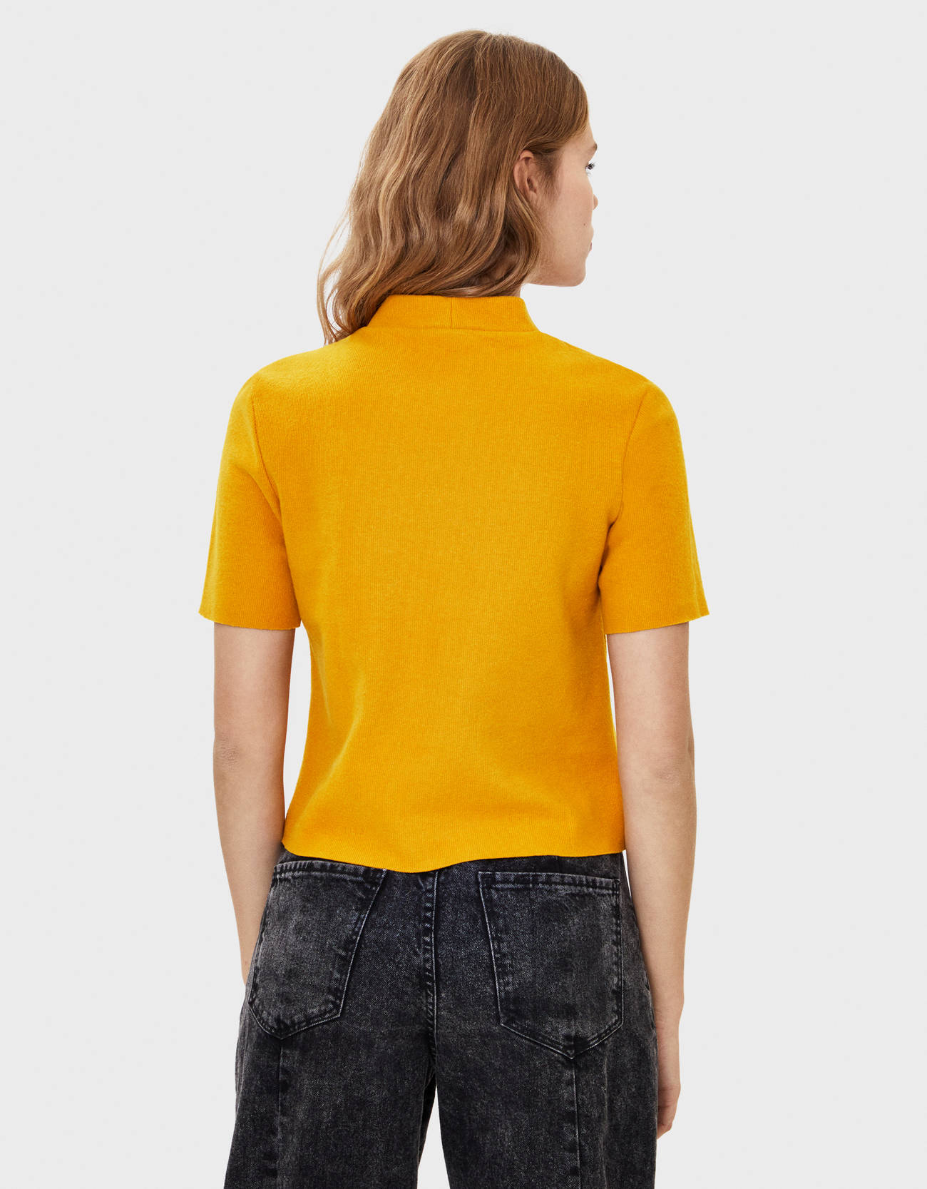 Bershka Dik yaka t-shirt 6 Bershka Dik yaka t-shirt 7