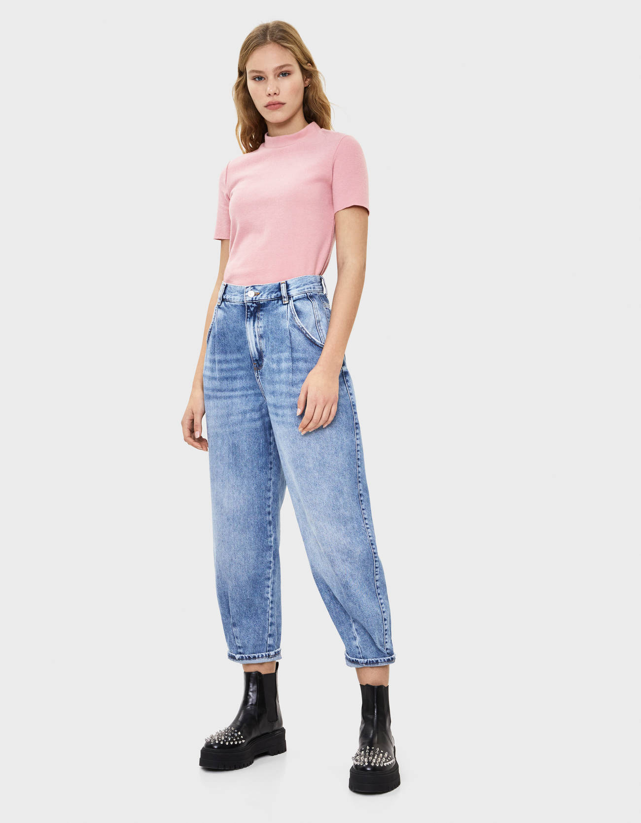 Bershka Dik yaka t-shirt 6 Bershka Dik yaka t-shirt 7