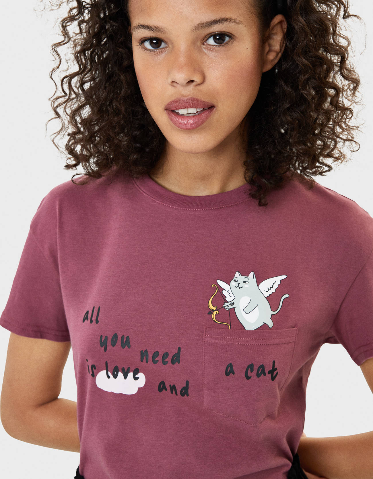 Bershka Baskılı t-shirt 6 Bershka Baskılı t-shirt 7