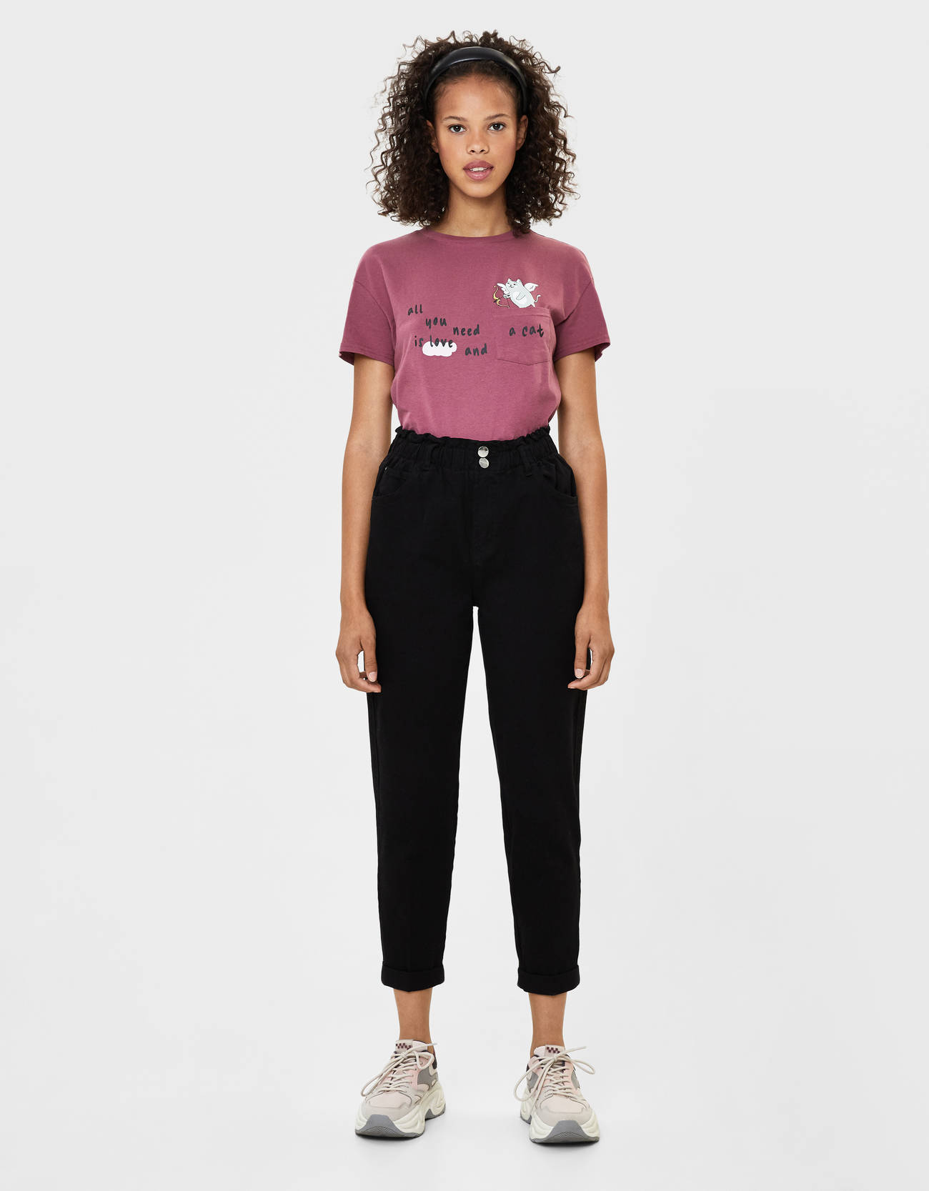 Bershka Baskılı t-shirt 4 Bershka Baskılı t-shirt 5