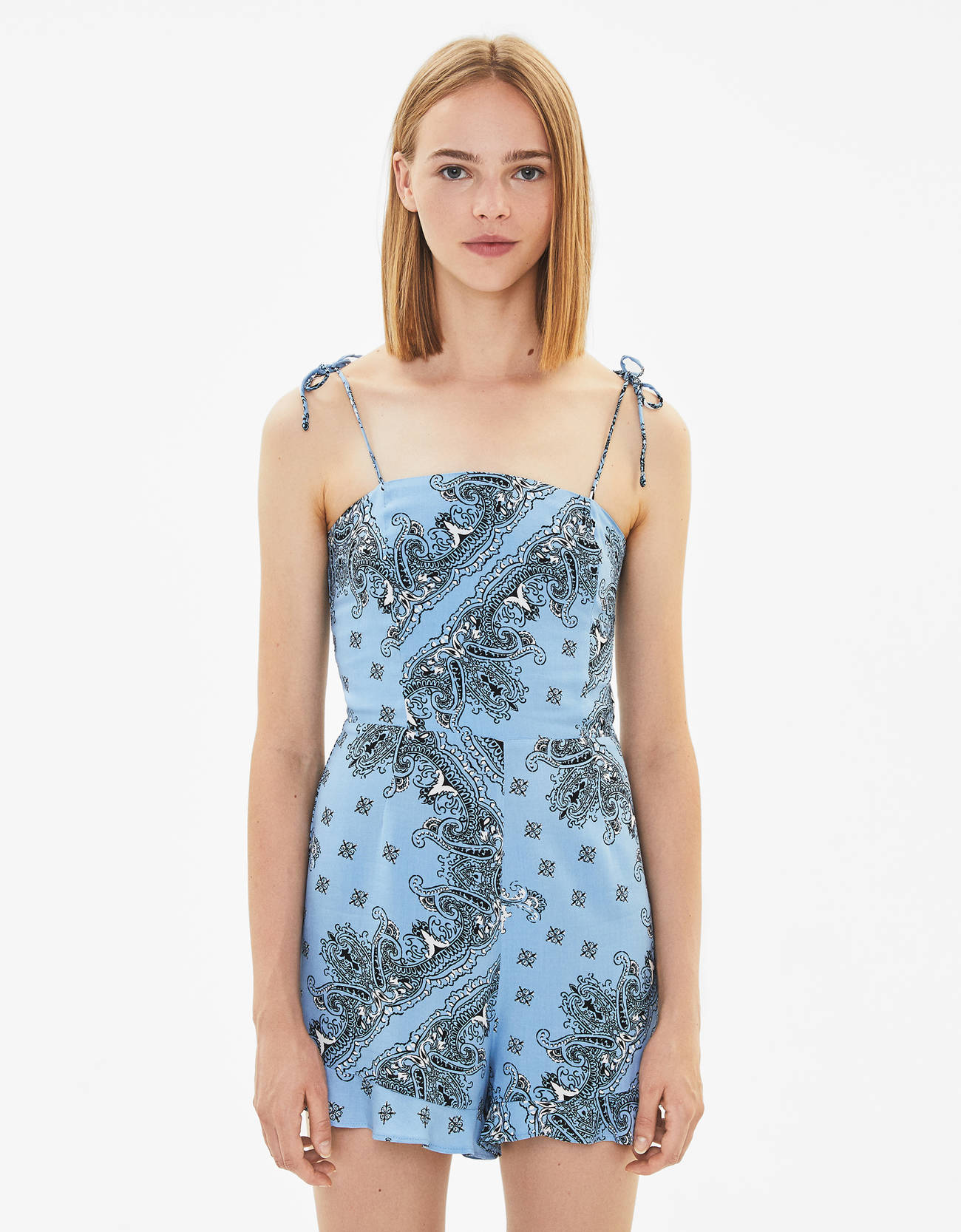 paisley print jumpsuit