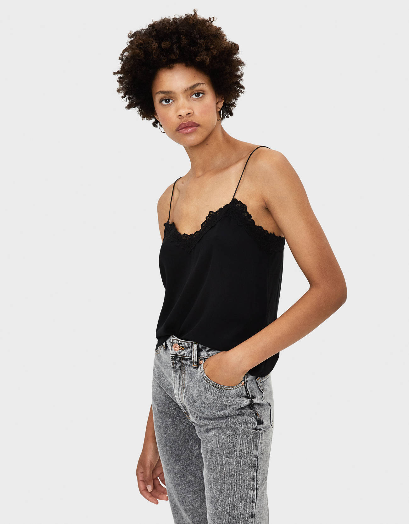 Bershka Dantel şeritli top 4 Bershka Dantel şeritli top 5