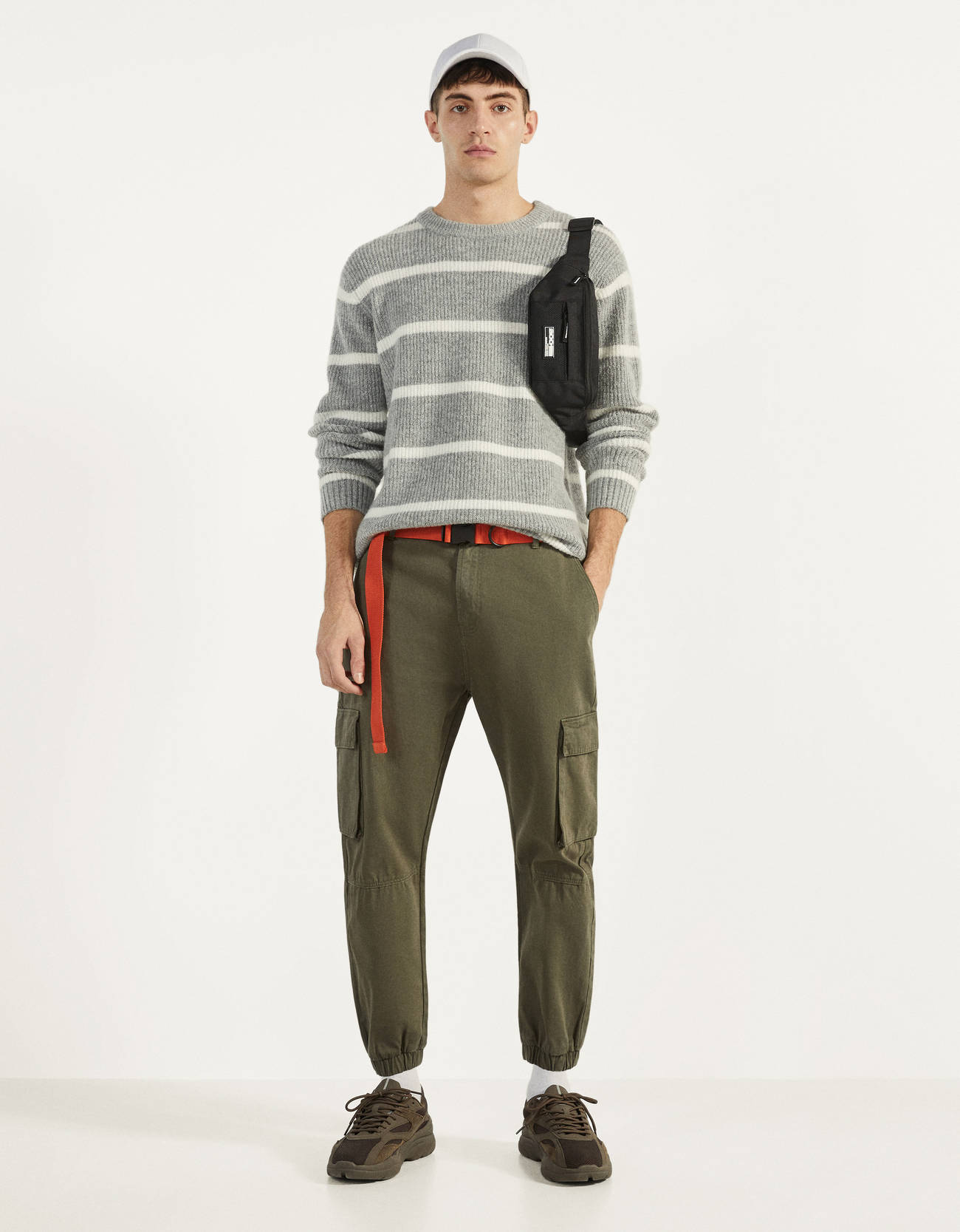 Bershka Çizgili kazak 2 Bershka Çizgili kazak 3