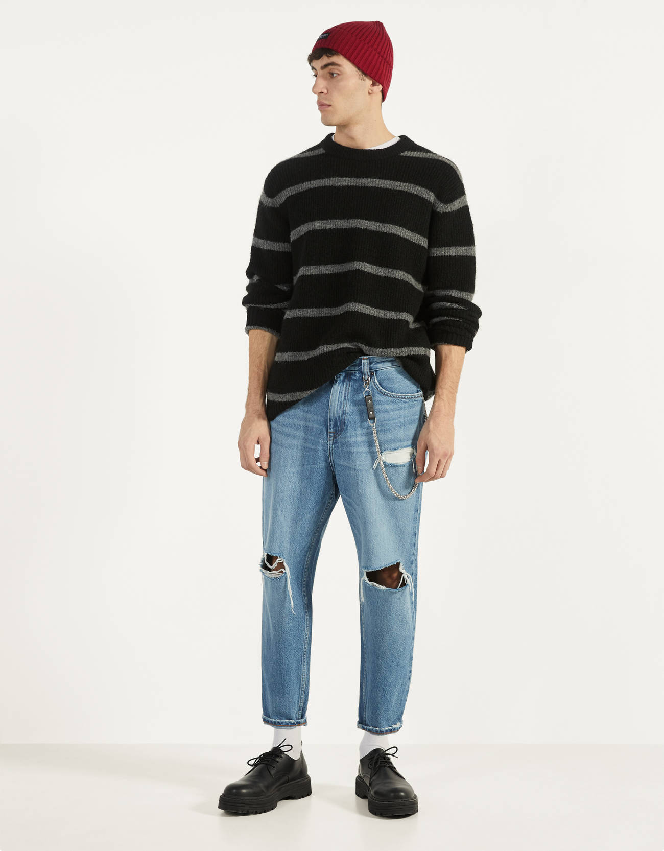 Bershka Çizgili kazak 6 Bershka Çizgili kazak 7